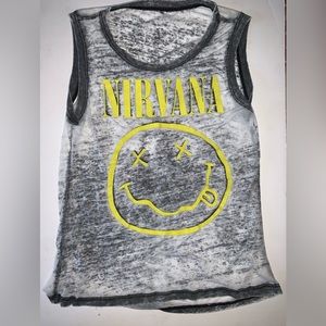 Sheer band tank top